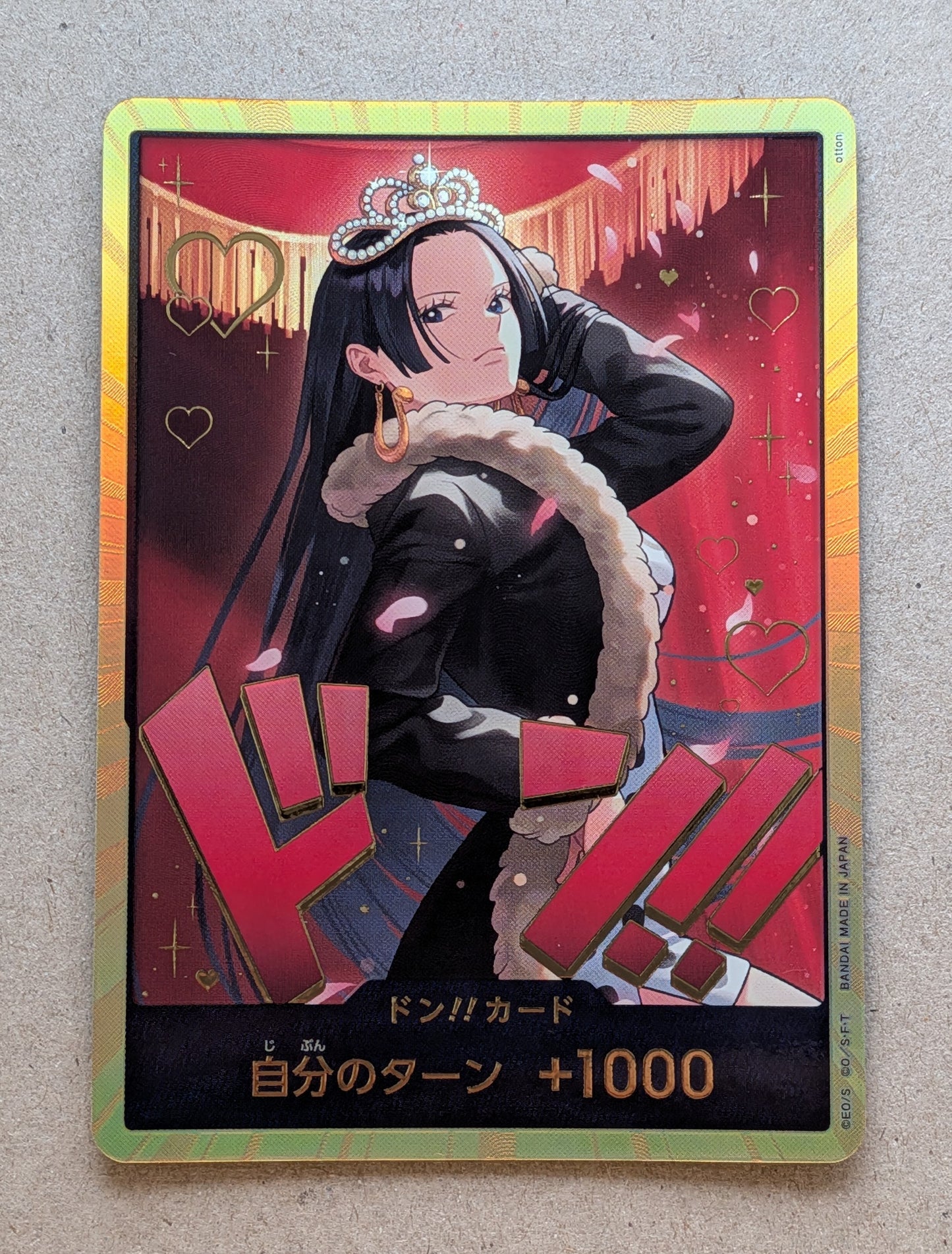 One Piece Card Game Boa Hancock DON!! Gold EB03 (Japanese)
