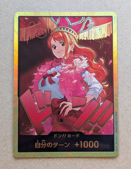 One Piece Card Game Nami DON!! Gold EB03 (Japansk)