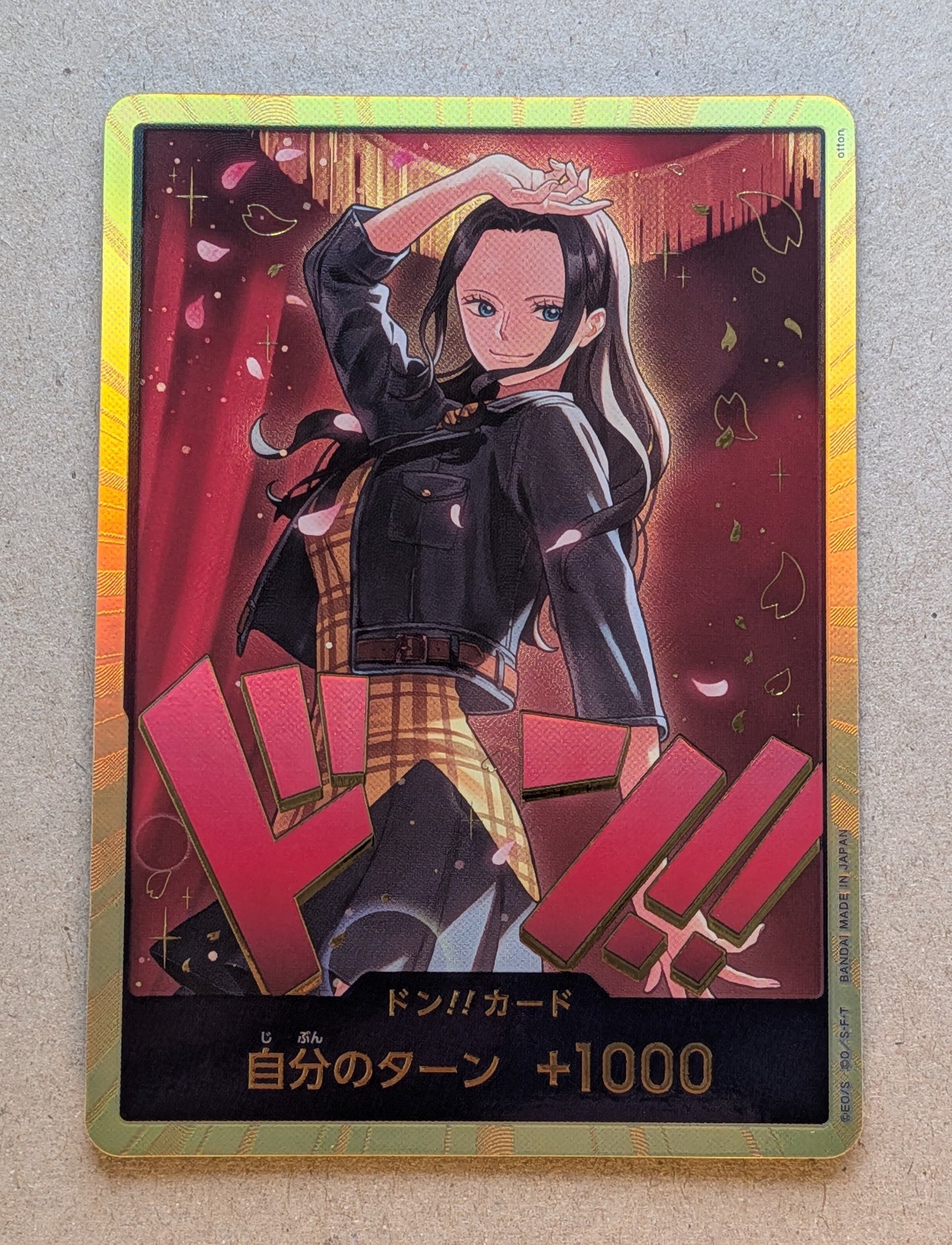 One Piece Card Game Nico Robin DON!! Gold EB03 (Japanese)